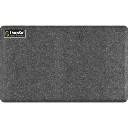 Shopsol Anti-Fatigue Supreme Mat, 5"x3", Mosaic Steel 1010658